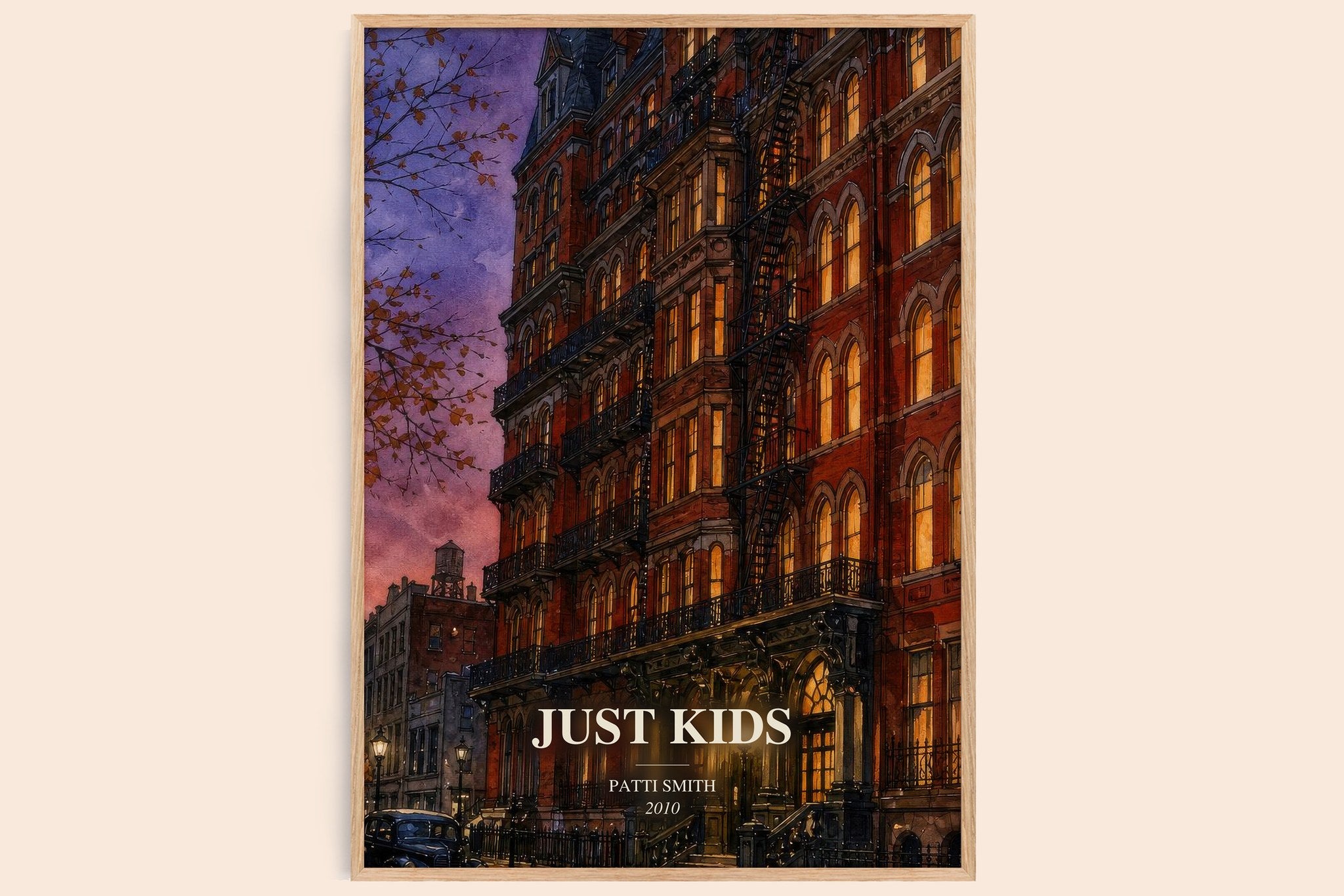 Just Kids Book Watercolour Illustration by Patti Smith