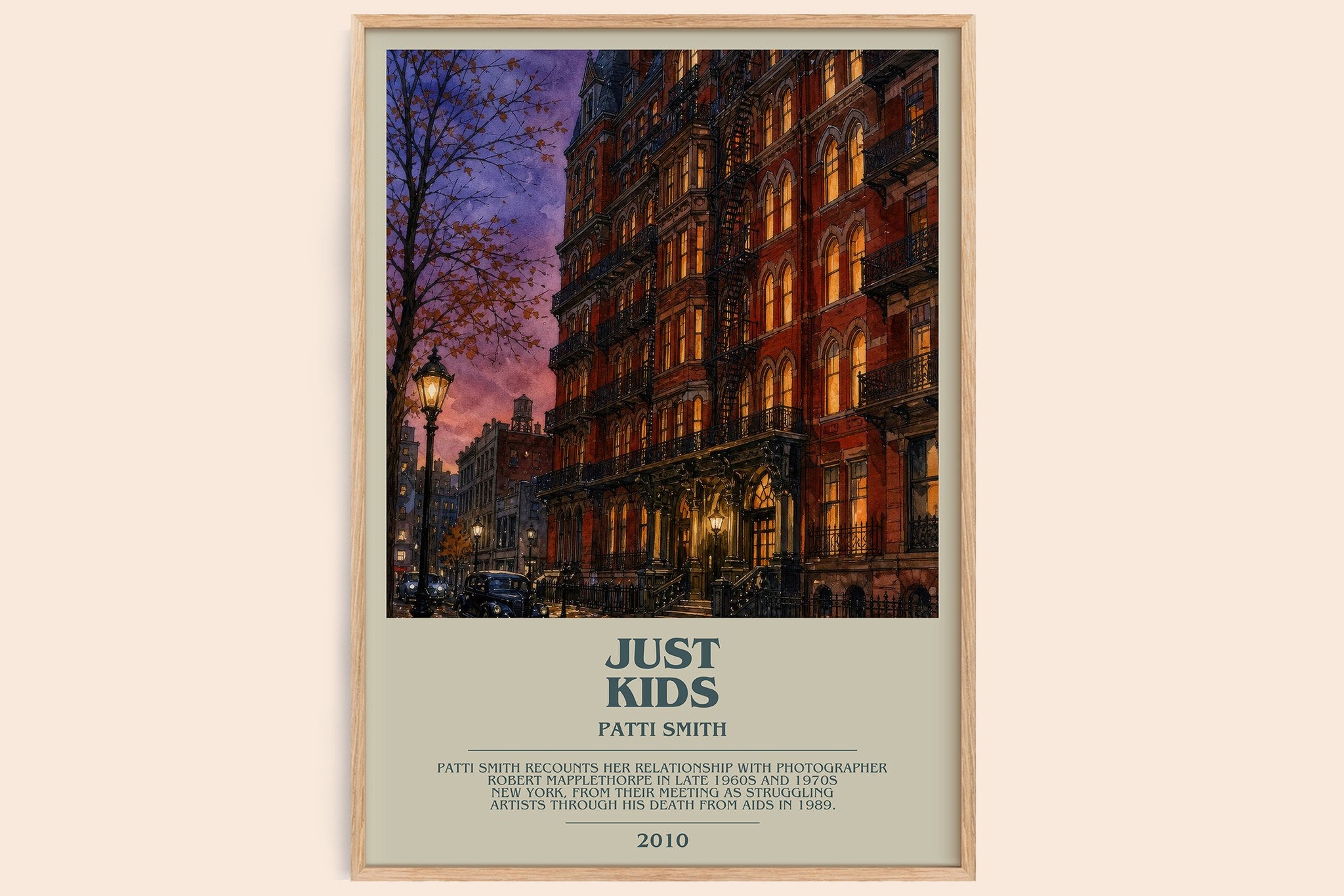 Just Kids Bookish Wall Art by Patti Smith