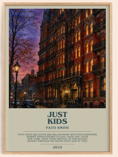 Just Kids Bookish Wall Art by Patti Smith – framed poster