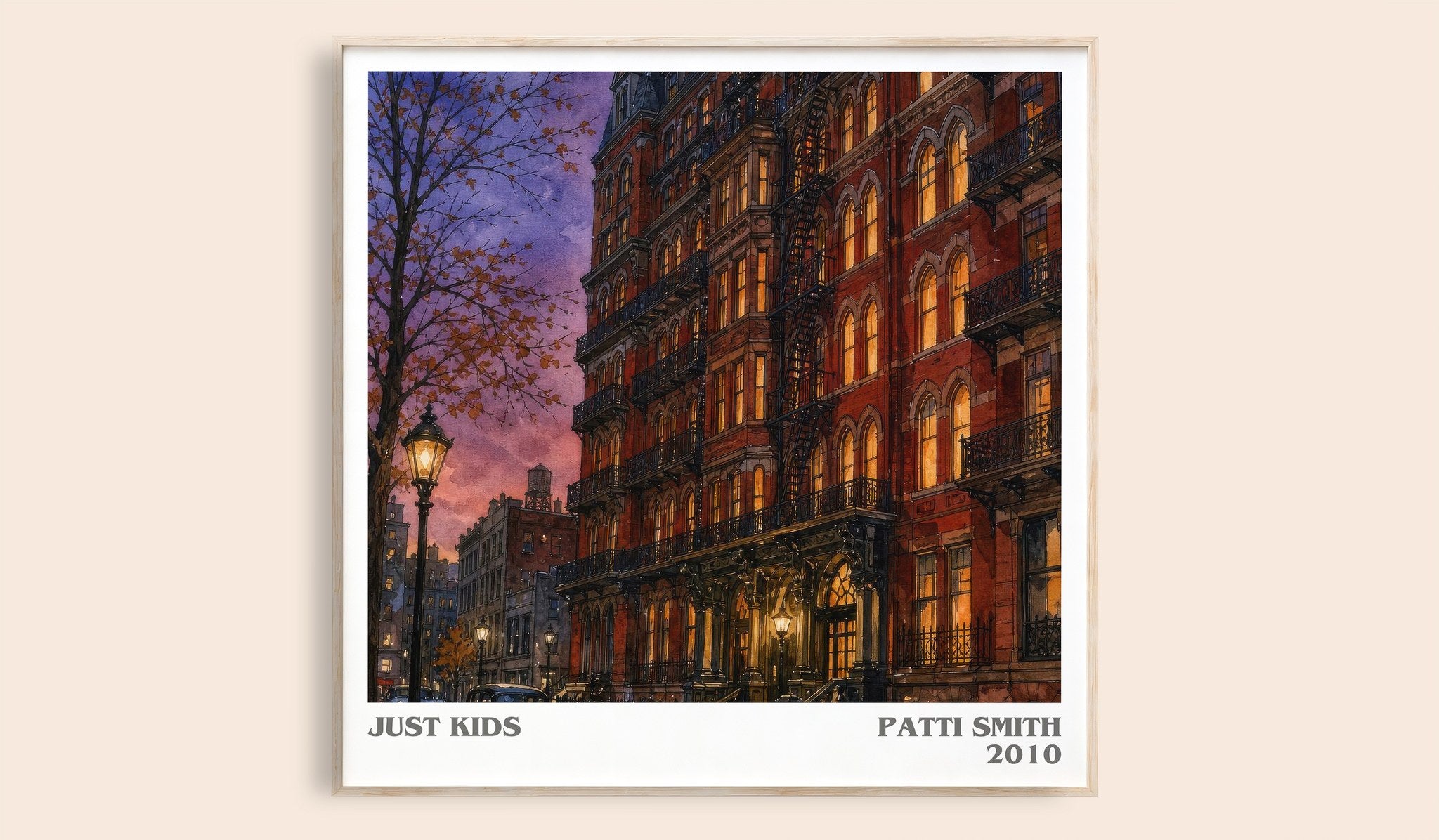 Just Kids Literary Art Print by Patti Smith