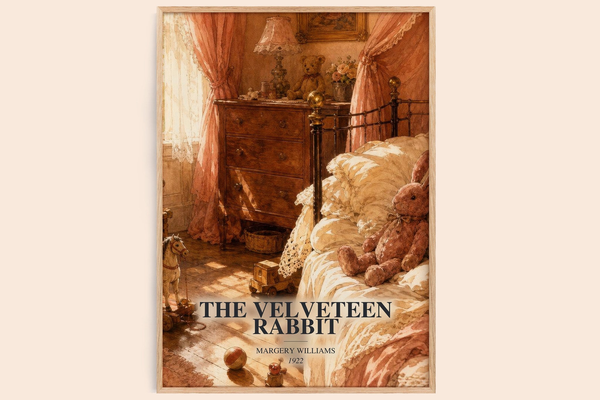 The Velveteen Rabbit Book Watercolour Illustration by Margery Williams