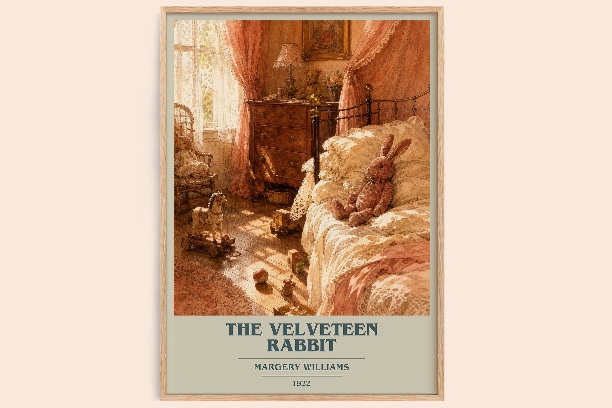 The Velveteen Rabbit Book Cover Poster by Margery Williams