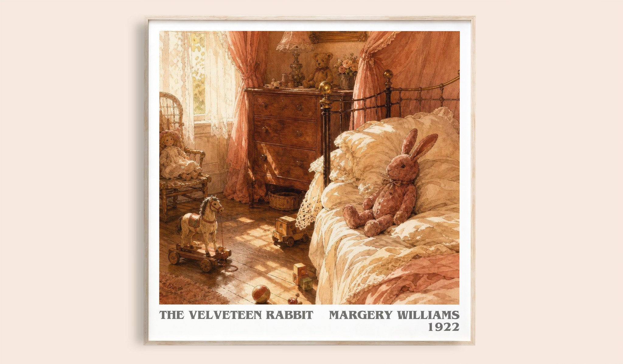 The Velveteen Rabbit Literary Art Print by Margery Williams
