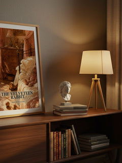 The Velveteen Rabbit watercolour print on bookshelf – Margery Williams fan gift