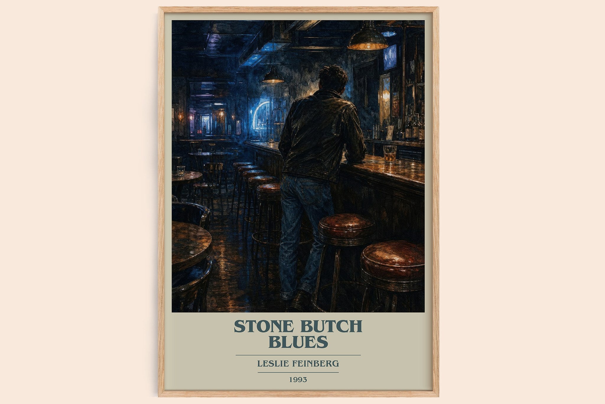 Stone Butch Blues Book Cover Poster by Leslie Feinberg