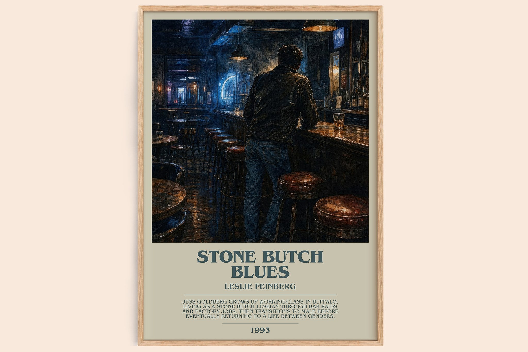Stone Butch Blues Bookish Wall Art by Leslie Feinberg