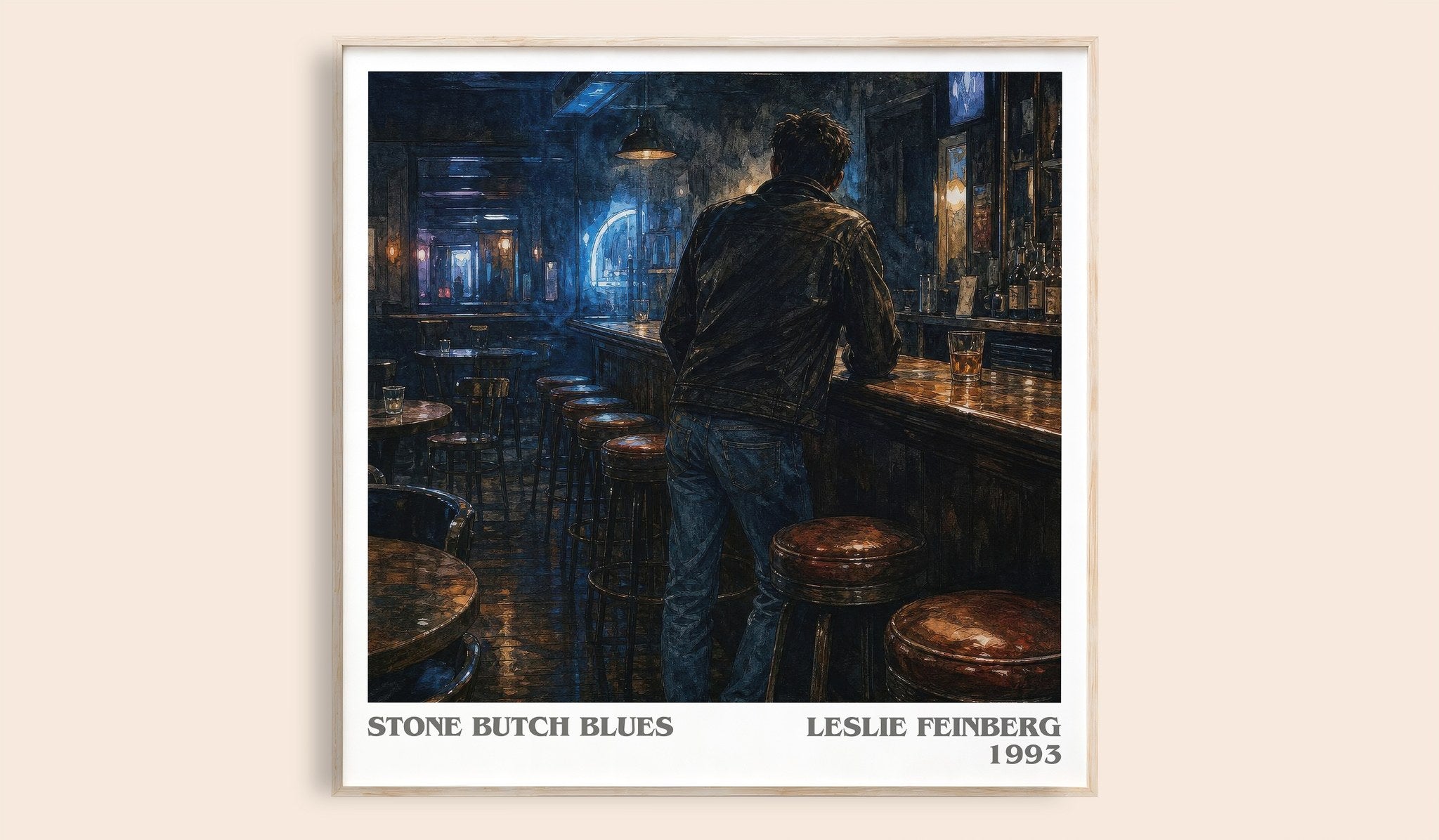 Stone Butch Blues Literary Art Print by Leslie Feinberg