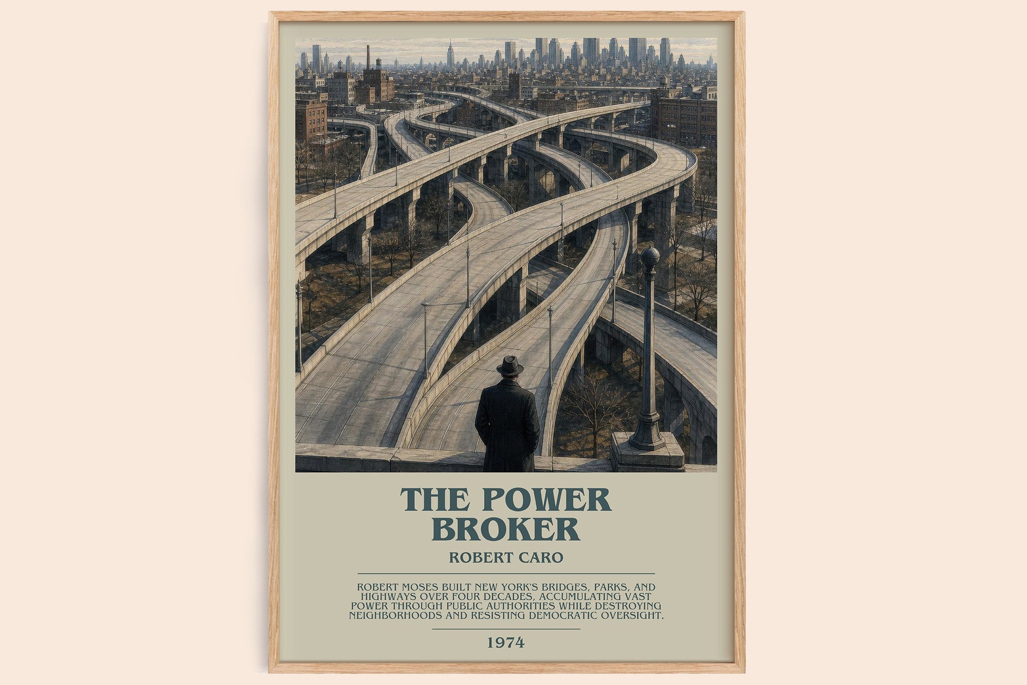 The Power Broker Bookish Wall Art by Robert Caro