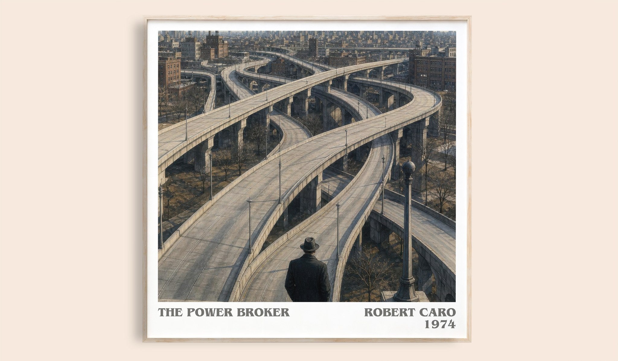 The Power Broker Literary Art Print by Robert Caro