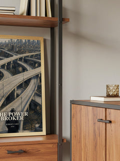 The Power Broker book watercolour illustration paper finish options – matte satin gloss
