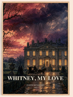 Whitney, My Love watercolour book poster by Judith McNaught – framed literary art print