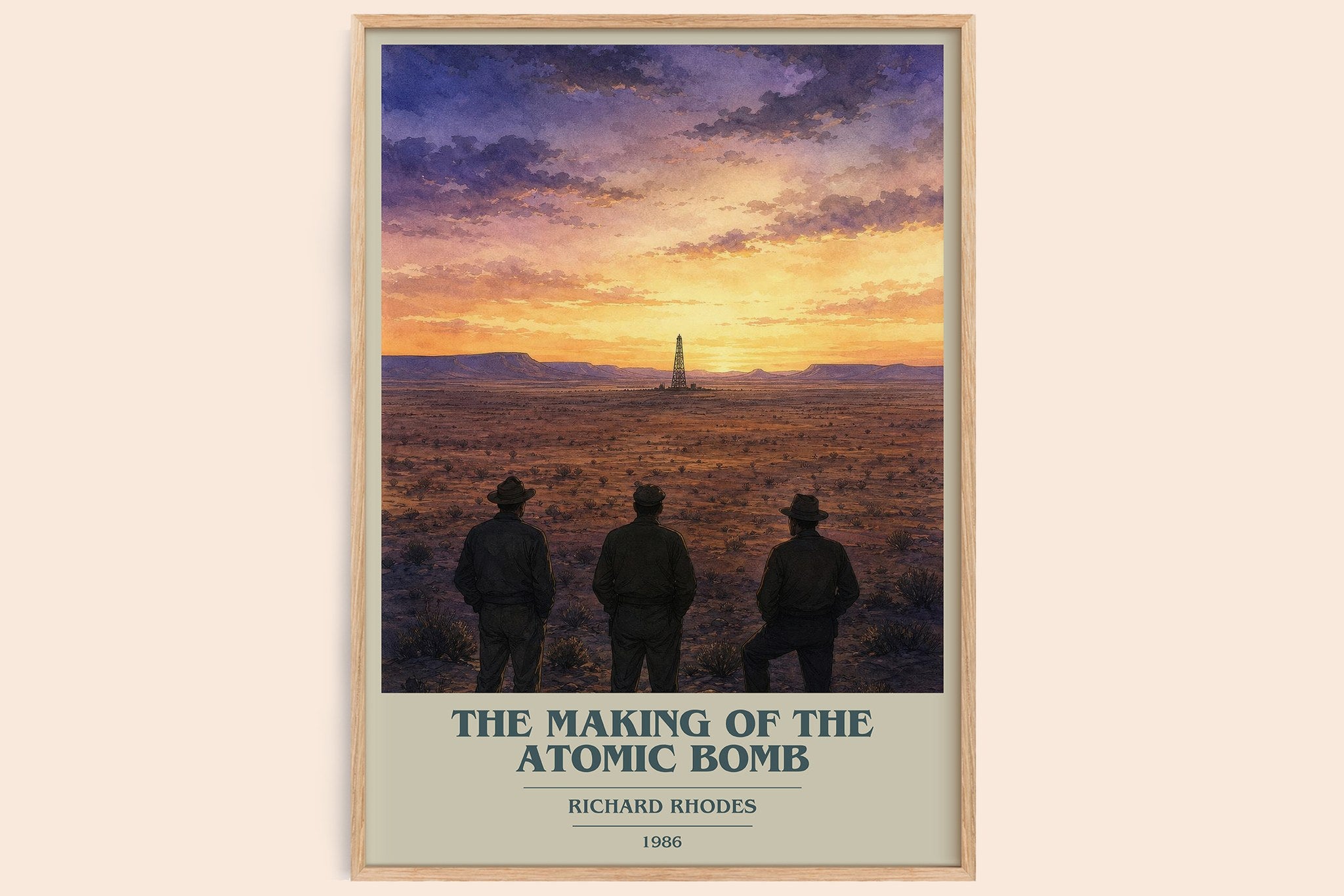 The Making of the Atomic Bomb Book Cover Poster by Richard Rhodes