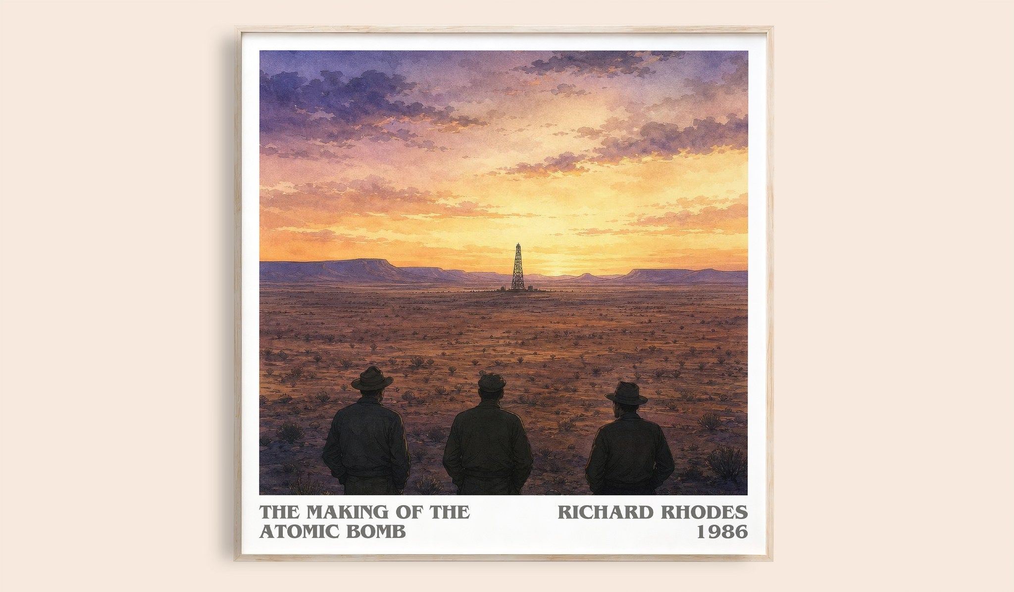 The Making of the Atomic Bomb Literary Art Print by Richard Rhodes