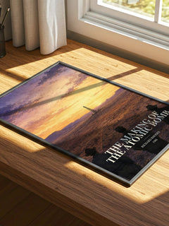 The Making of the Atomic Bomb watercolour book poster framed on wall – non fiction wall art