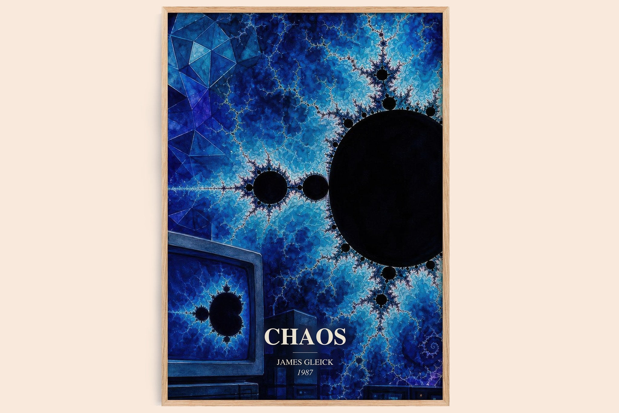 Chaos Book Watercolour Illustration by James Gleick