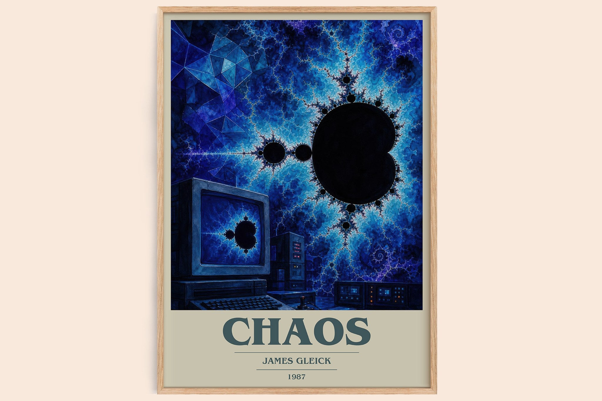 Chaos Book Cover Poster by James Gleick