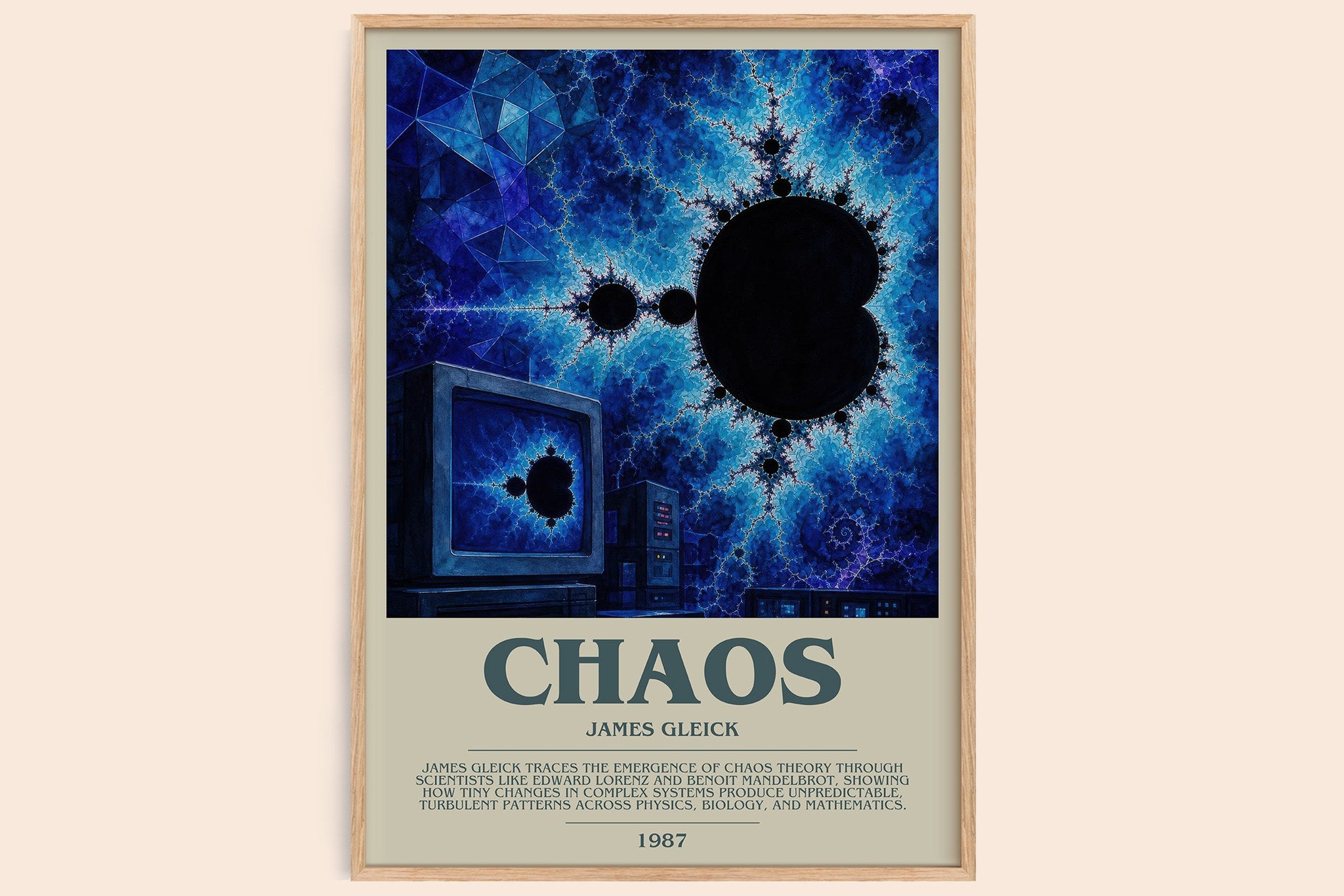 Chaos Bookish Wall Art by James Gleick