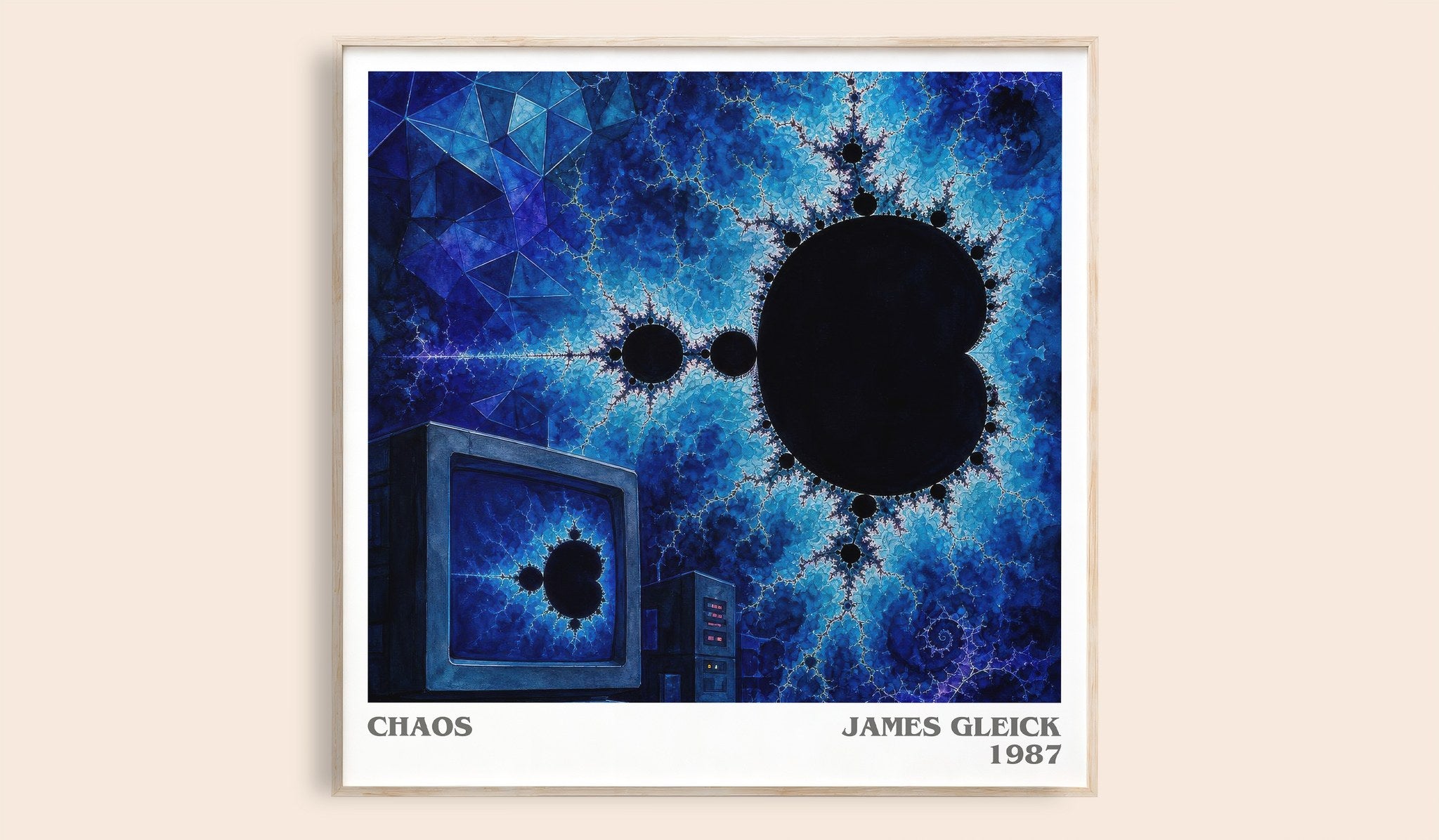 Chaos Literary Art Print by James Gleick