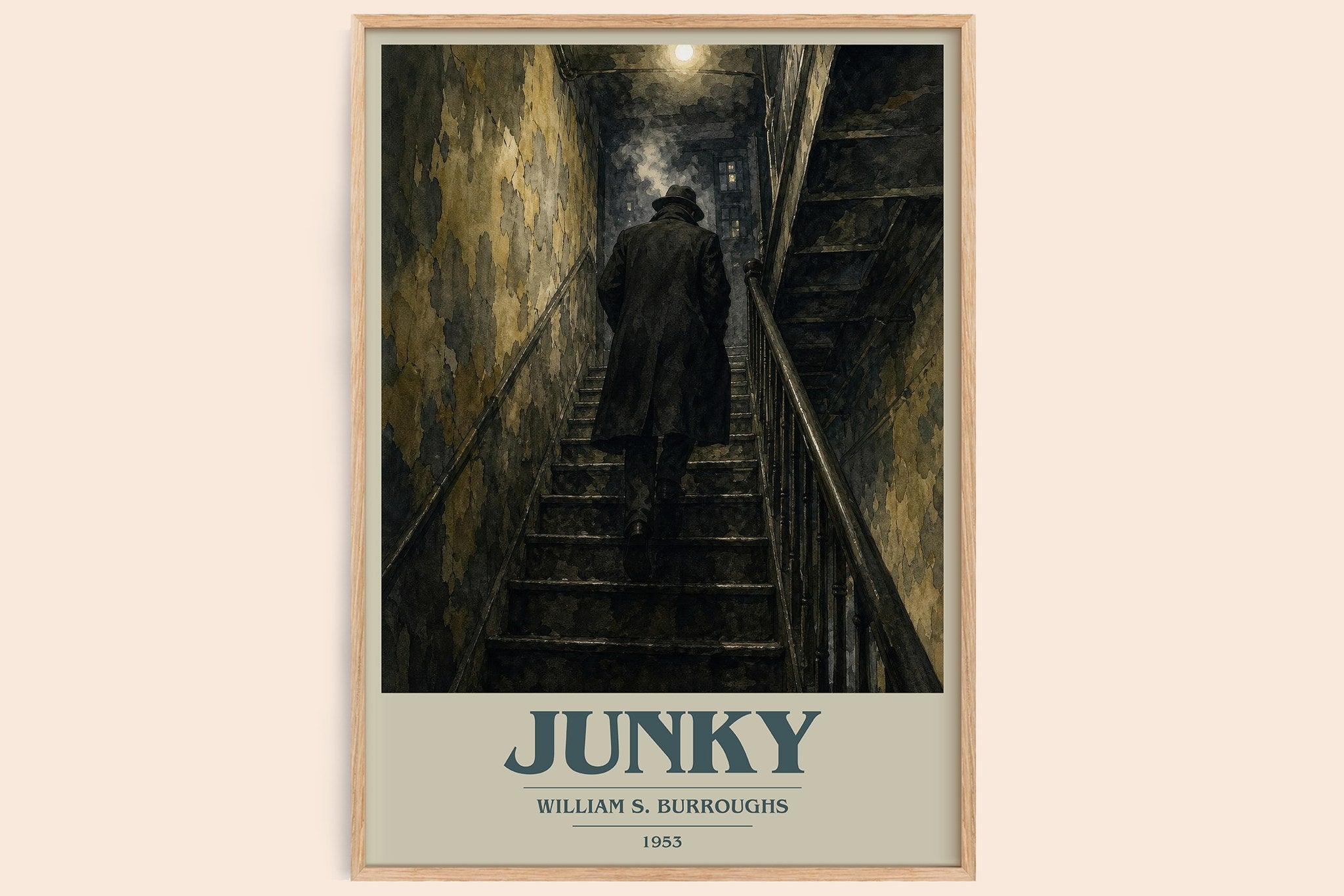 Junky Book Cover Poster by William S. Burroughs