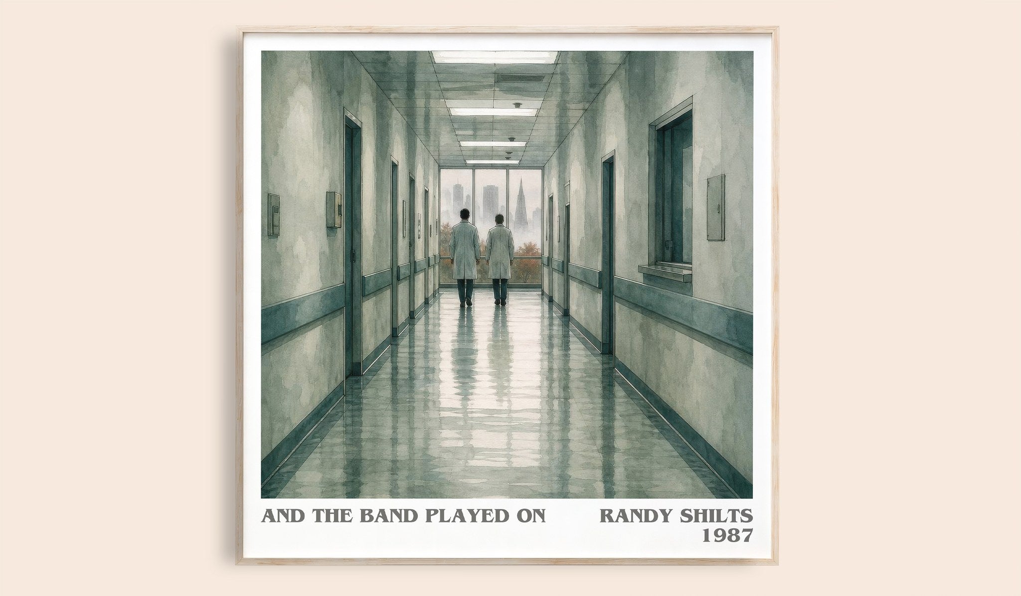 And the Band Played On Literary Art Print by Randy Shilts
