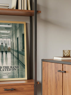 And the Band Played On book watercolour illustration paper finish options – matte satin gloss