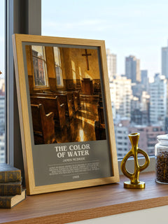 The Color of Water bookish poster colour and style options – James McBride book art