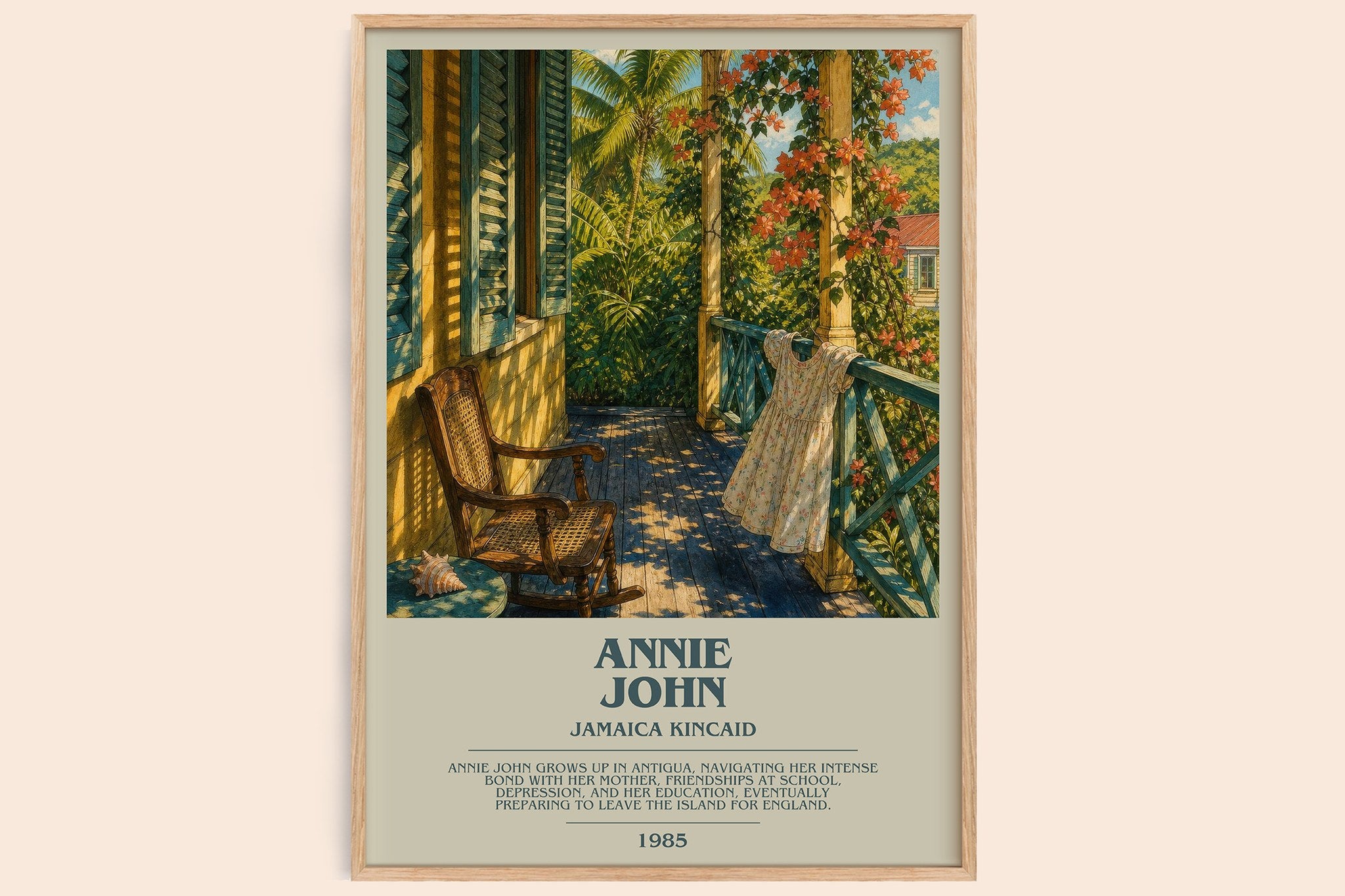 Annie John Bookish Wall Art by Jamaica Kincaid