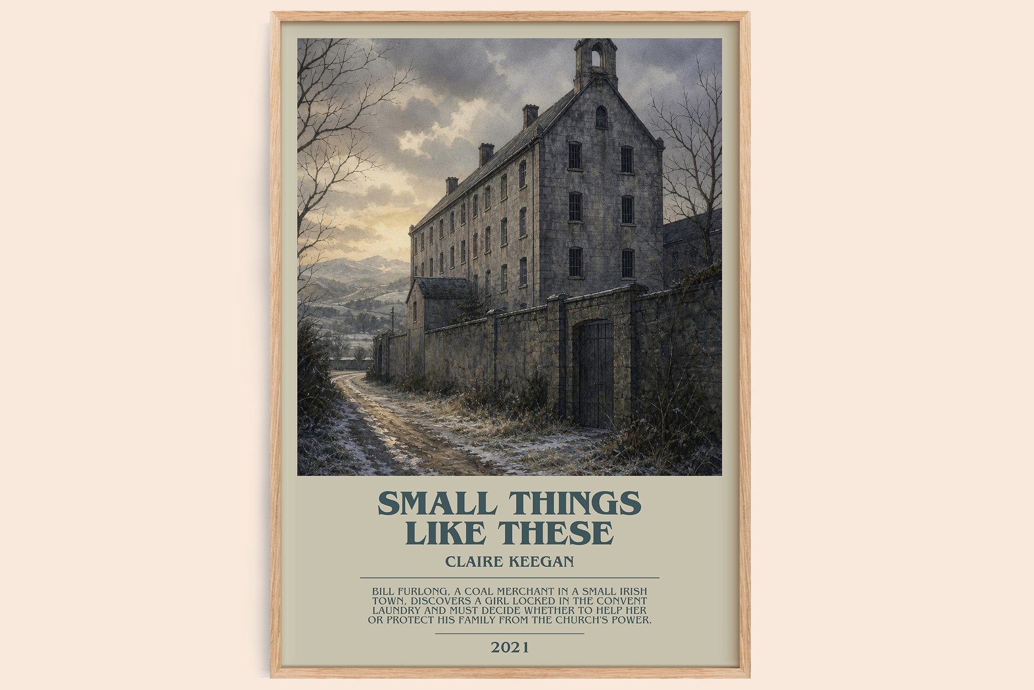Small Things Like These Bookish Wall Art by Claire Keegan