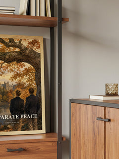 A Separate Peace book watercolour illustration paper finish options – matte satin gloss