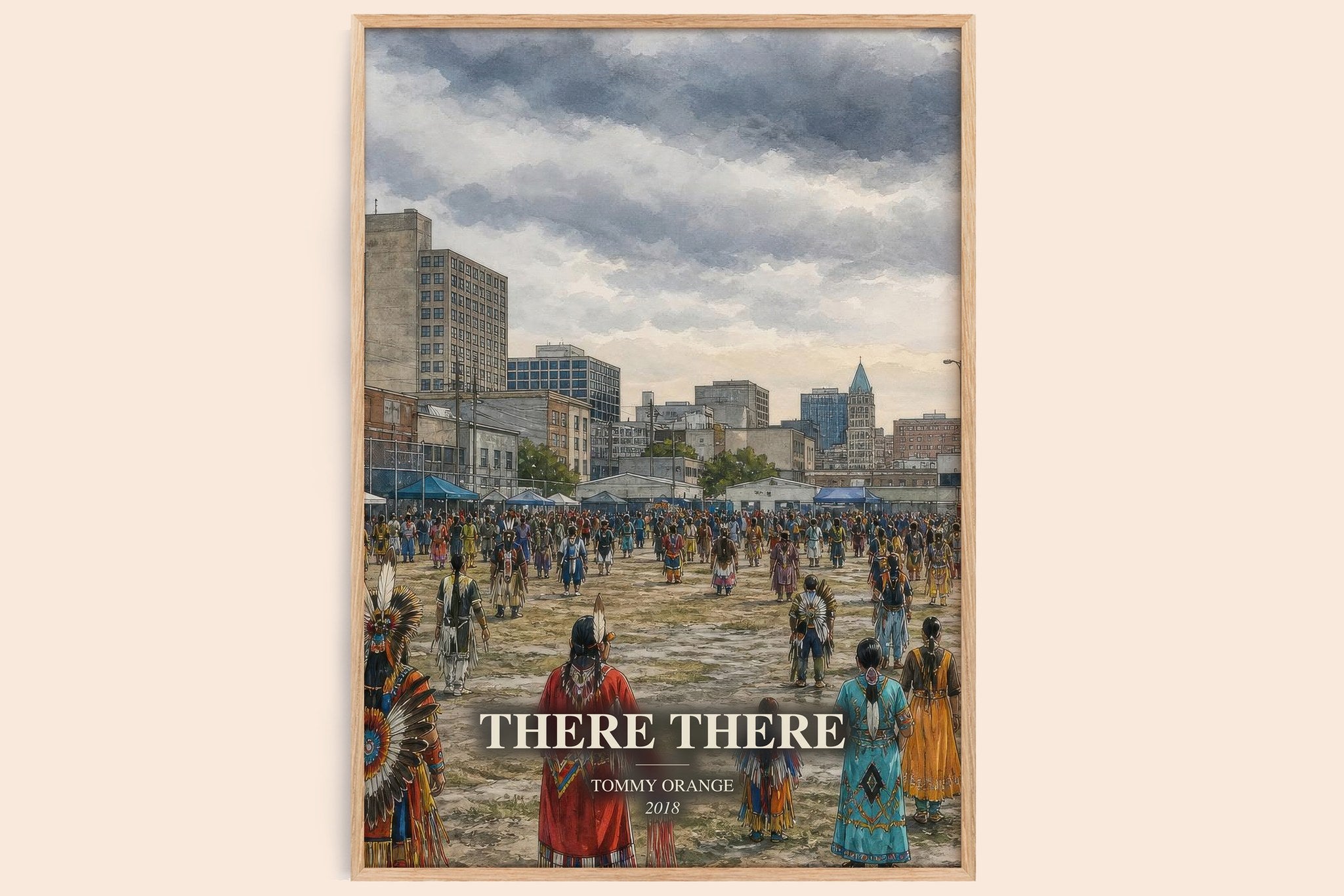 There There Book Watercolour Illustration by Tommy Orange
