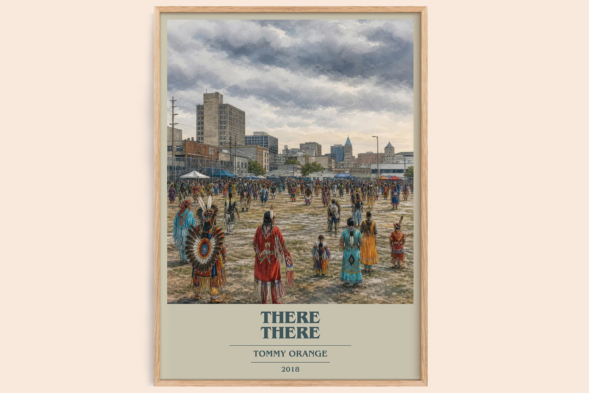 There There Book Cover Poster by Tommy Orange