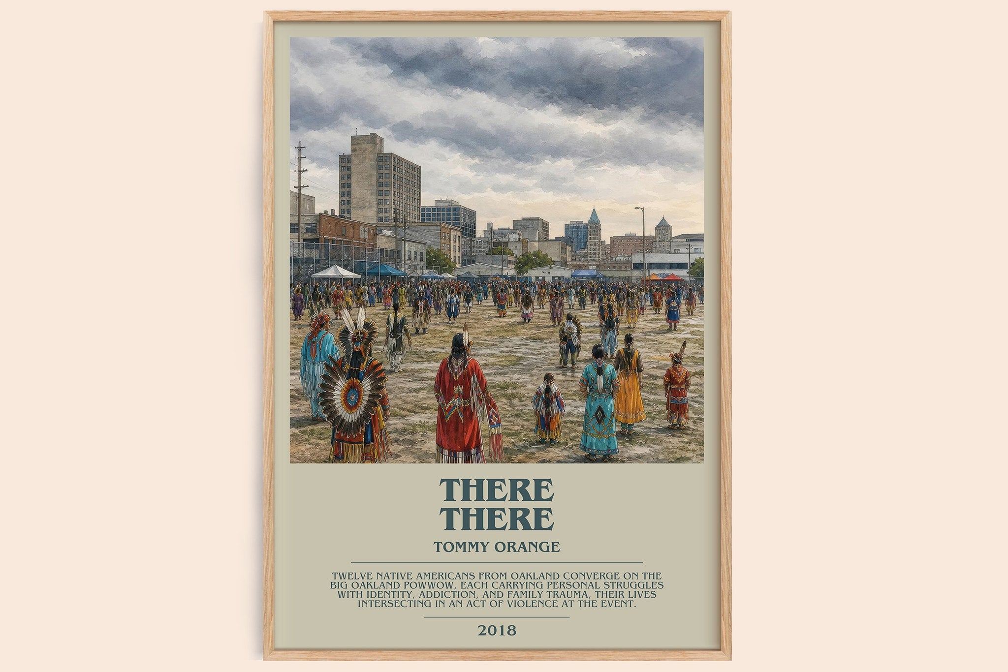 There There Bookish Wall Art by Tommy Orange