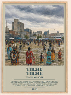 There There Bookish Wall Art by Tommy Orange – framed poster