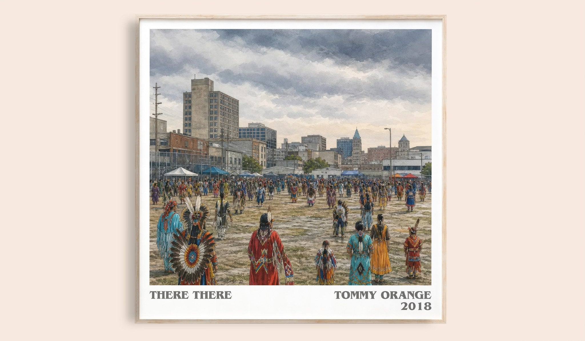 There There Literary Art Print by Tommy Orange