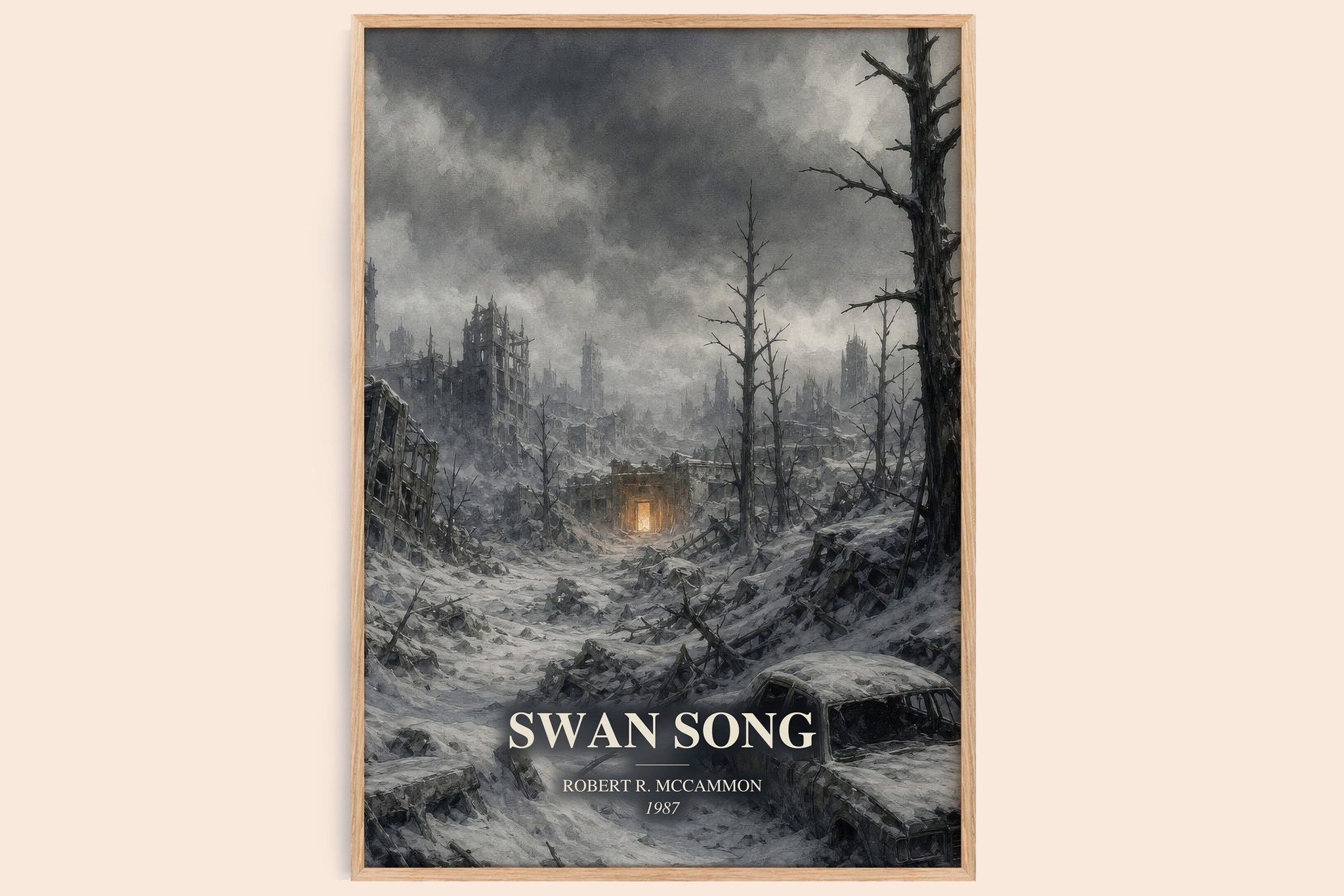 Swan Song Book Watercolour Illustration by Robert R. McCammon