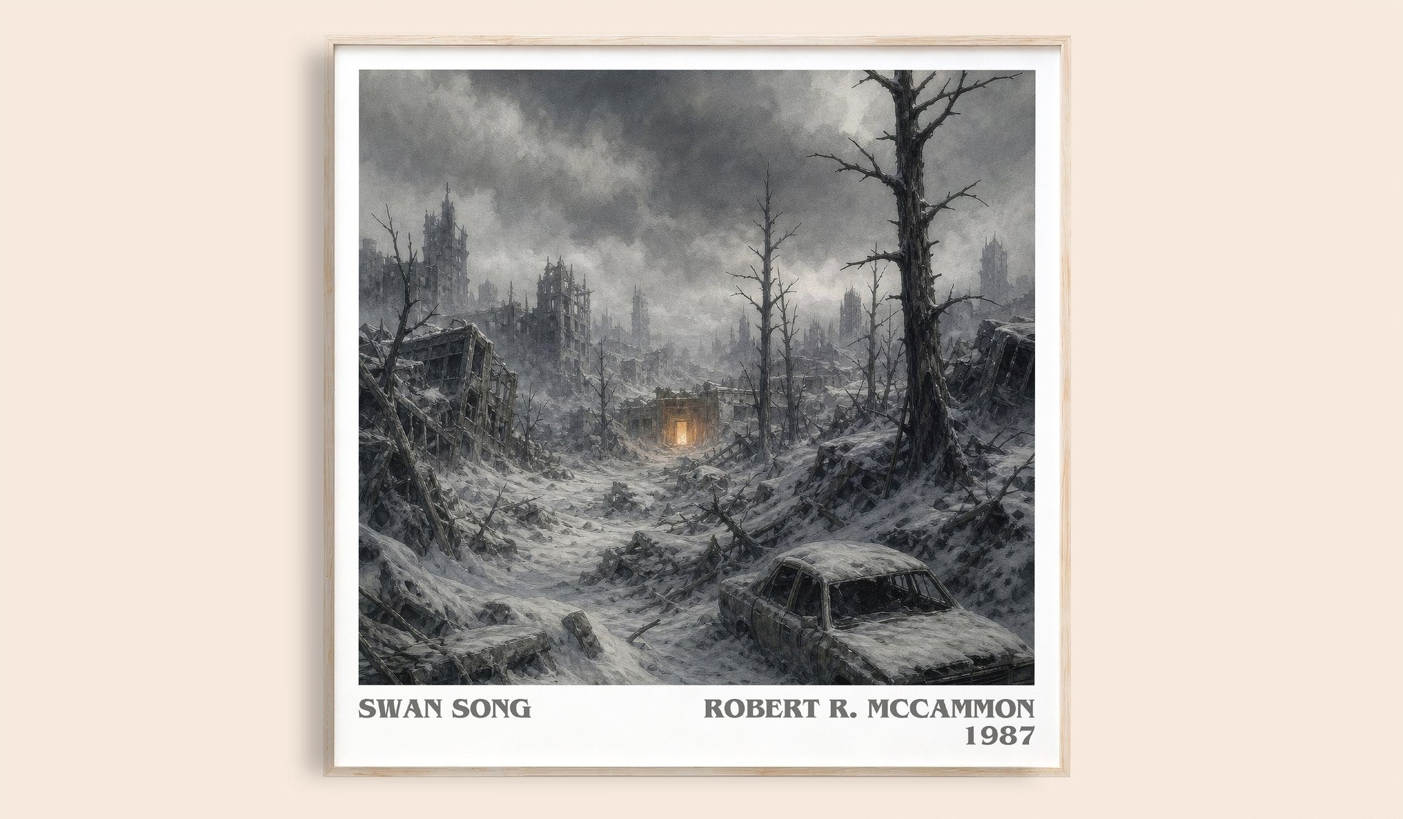 Swan Song Literary Art Print by Robert R. McCammon