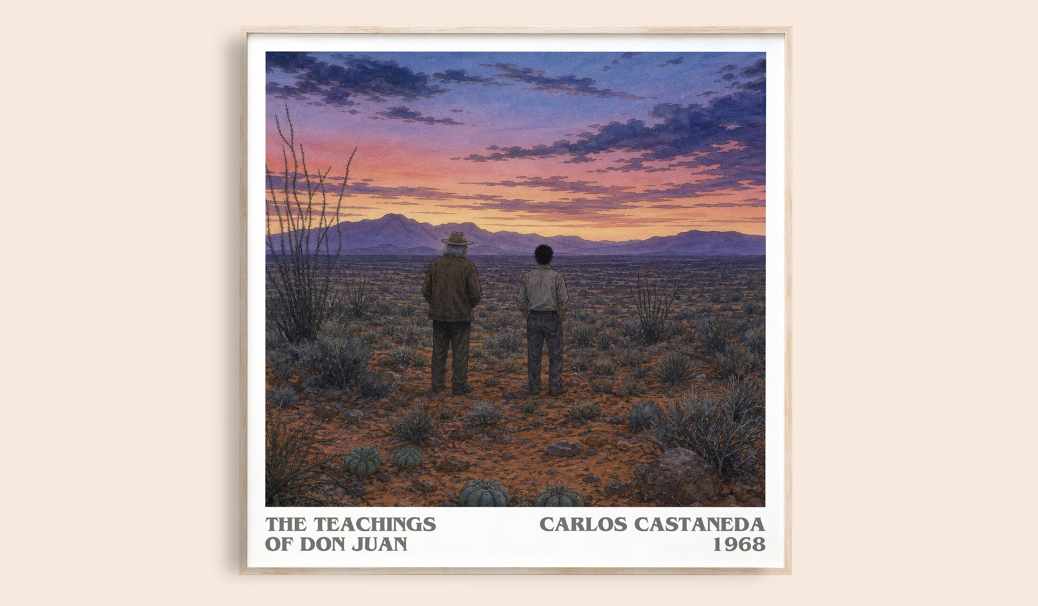 The Teachings Of Don Juan Literary Art Print by Carlos Castaneda