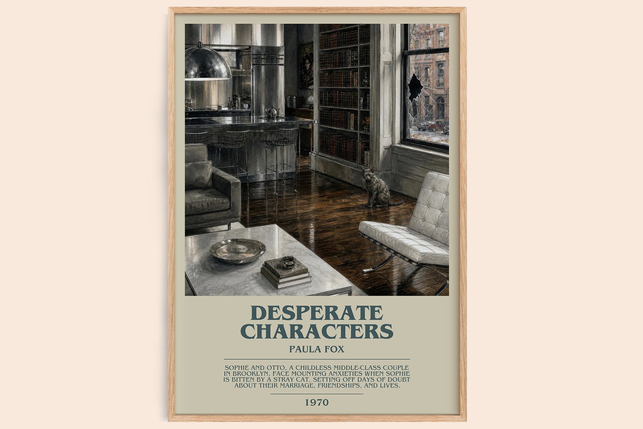 Desperate Characters Bookish Wall Art by Paula Fox