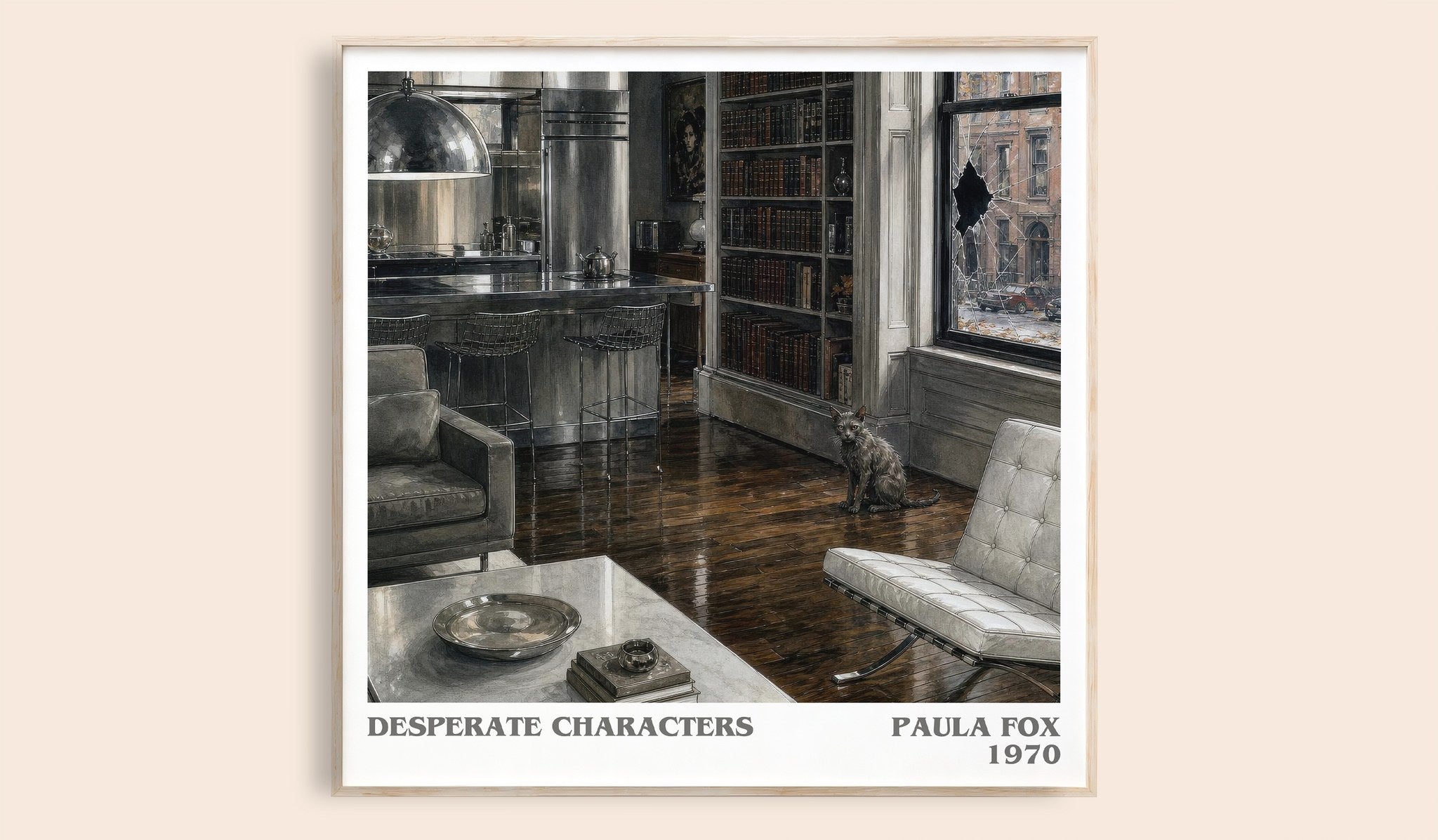 Desperate Characters Literary Art Print by Paula Fox