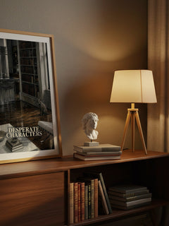 Desperate Characters watercolour print on bookshelf – Paula Fox fan gift