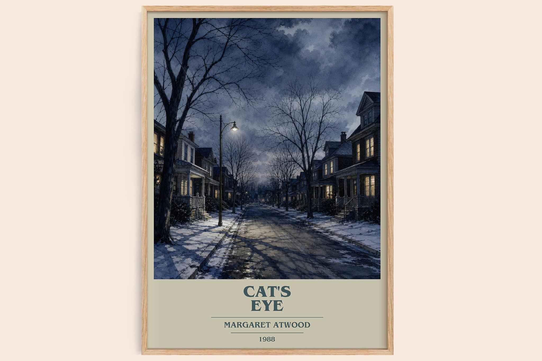 Cat's Eye Book Cover Poster by Margaret Atwood