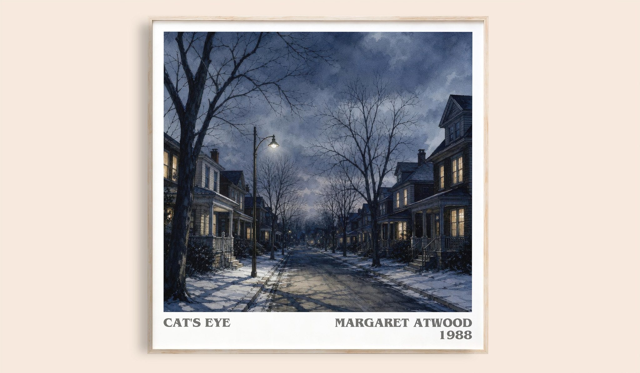 Cat's Eye Literary Art Print by Margaret Atwood