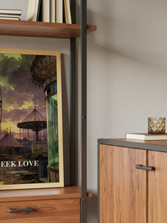 Geek Love book watercolour illustration paper finish options – matte satin gloss