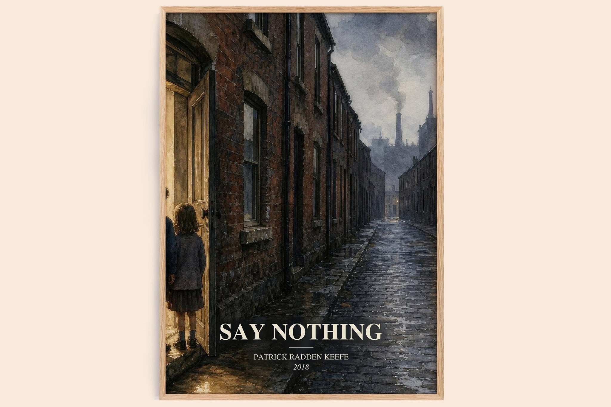 Say Nothing Book Watercolour Illustration by Patrick Radden Keefe