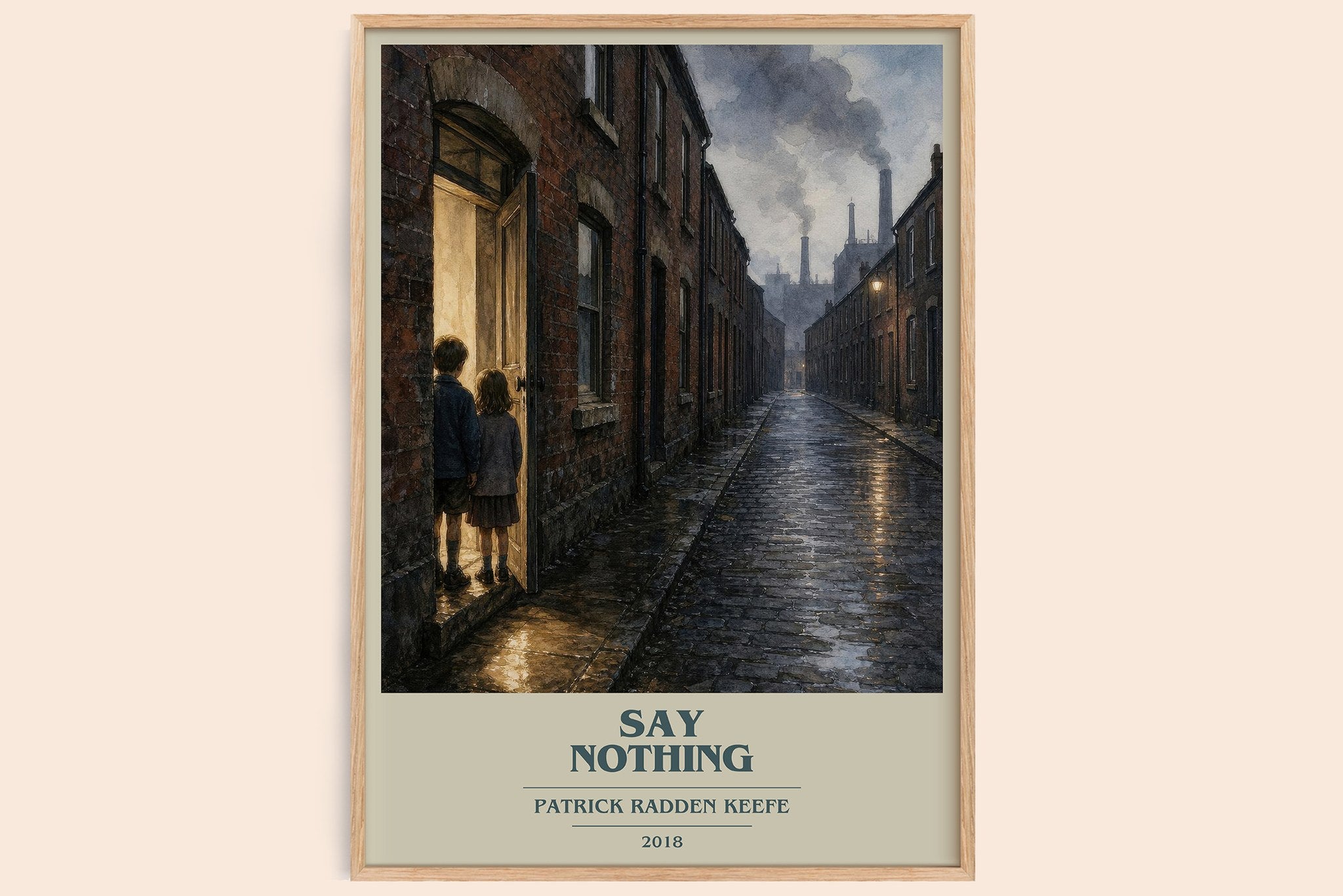 Say Nothing Book Cover Poster by Patrick Radden Keefe