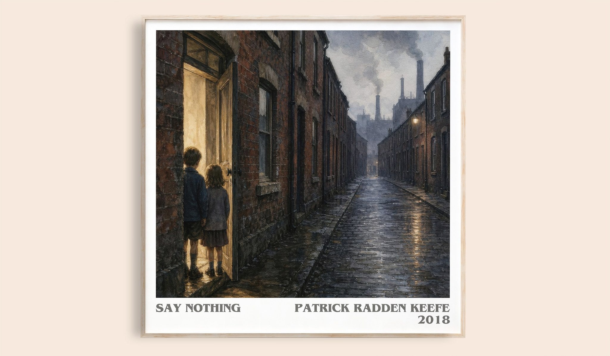 Say Nothing Literary Art Print by Patrick Radden Keefe