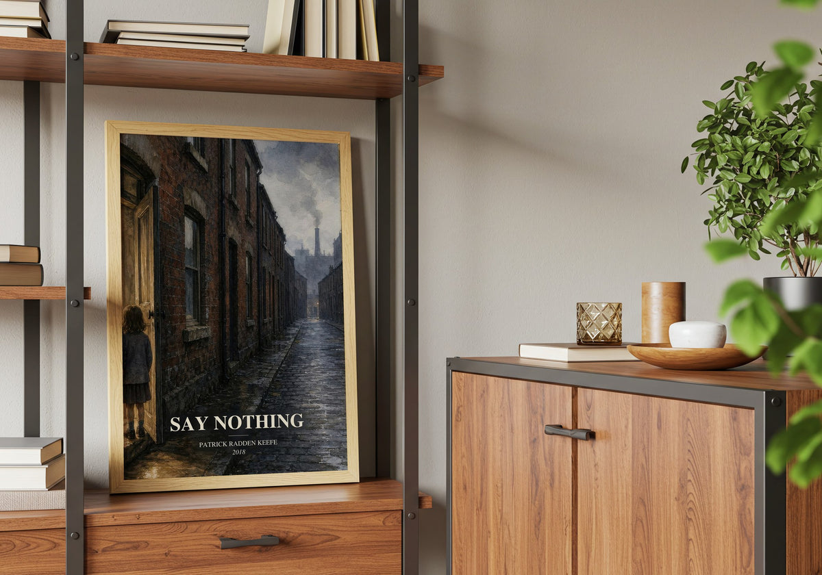 Say Nothing book watercolour illustration paper finish options – matte satin gloss