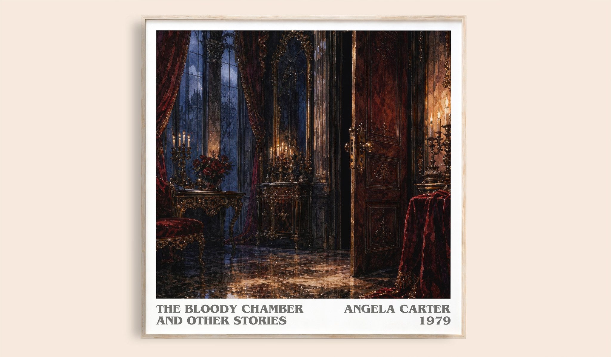 Bloody Chamber And Other Stories Literary Art Print by Angela Carter