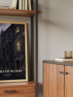 Books of Blood book watercolour illustration paper finish options – matte satin gloss
