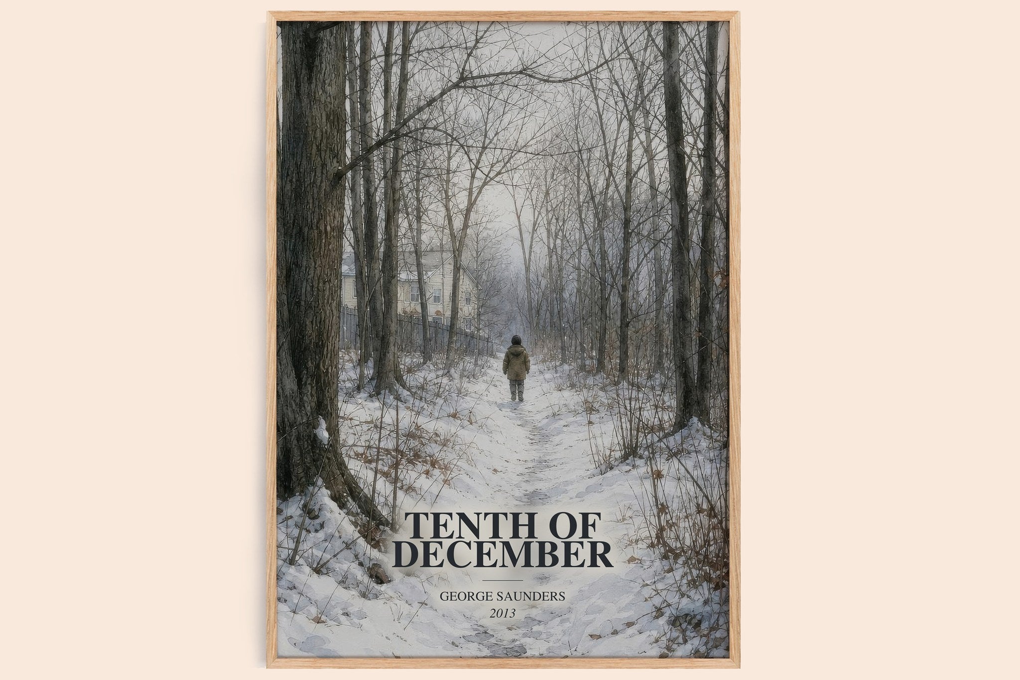 Tenth of December Book Watercolour Illustration by George Saunders